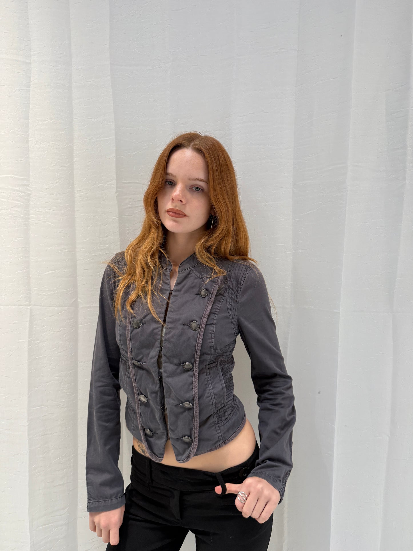 Charcoal Napoleon Jacket