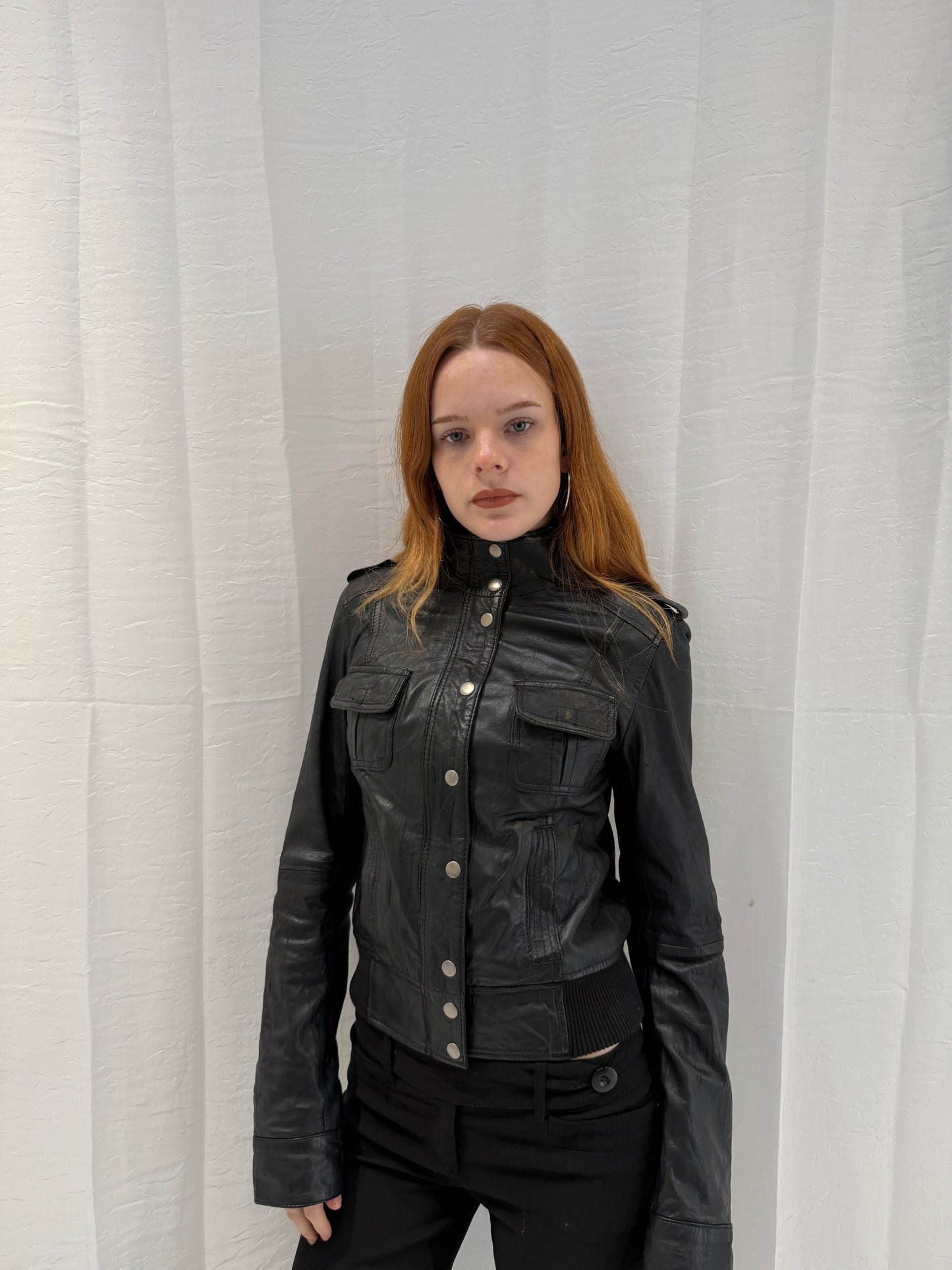 Black Genuine Leather Jacket