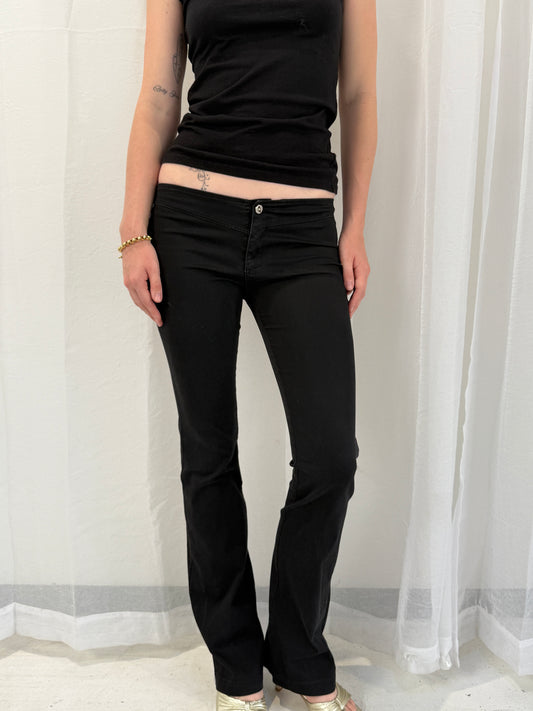 Black Low Rise Pants